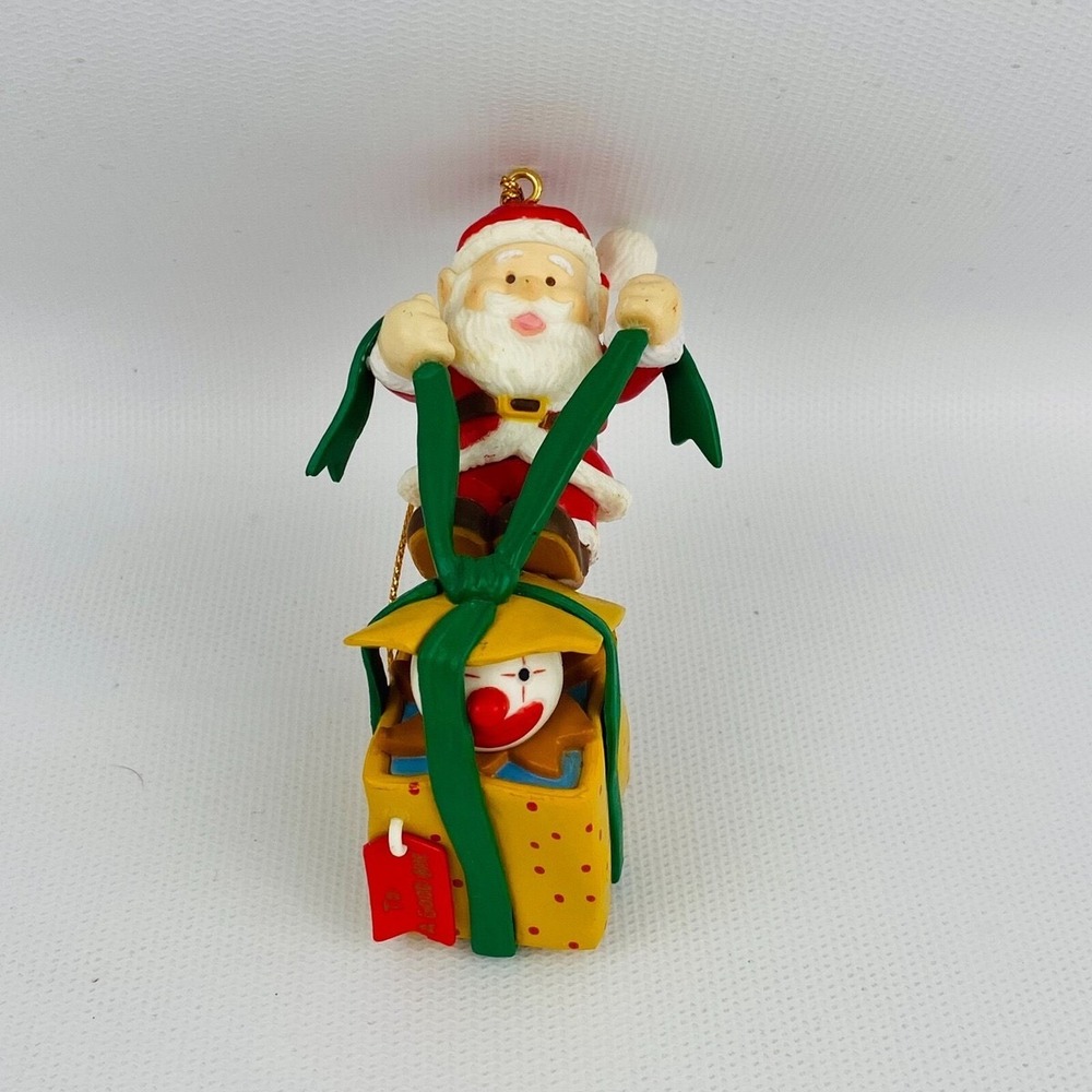 VTG Matrix Christmas Traditions Santa Clause & Jack‎ Collectable Ornament